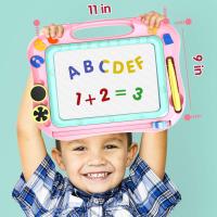 Bloc de dibujo LCD para niños, tablero colorido de garabatos para de, regalos de cumpleaños para - details 5
