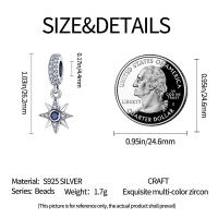 Encantos De Plata De Ley 925 Para Joyería DIY Con Encantos De Gatos Perros Elefantes Indianos Estrellas Y Lunas Para Cumpleaños De Mujeres - details 5
