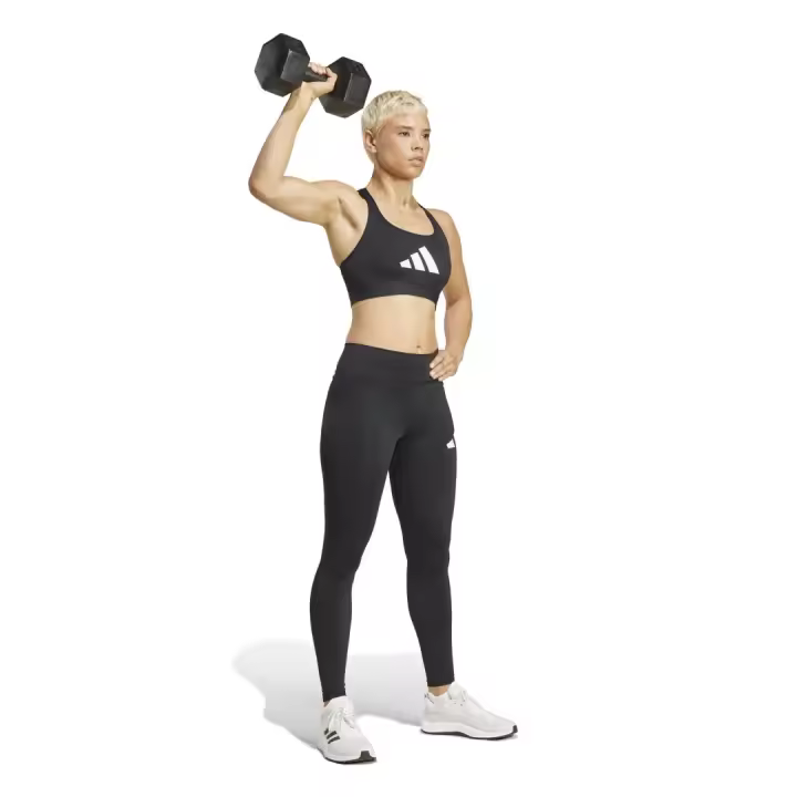 Sujetador Deportivo Mujer Adidas Powerreact Big Logo Negro - 1