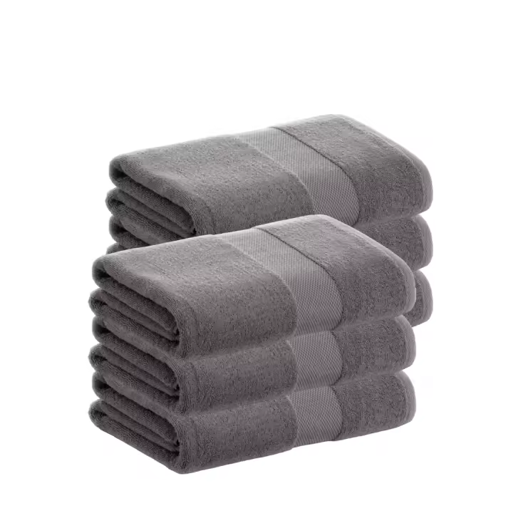 DONEGAL COLLECTIONS - Pack 6 Toallas - Medida Tocador  30x50 cm - 100% Algodón - Máxima Absorción - +10 Colores Disponibles - 1