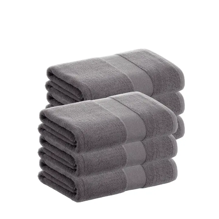 DONEGAL COLLECTIONS - Pack 6 Toallas - Medida Tocador  30x50 cm - 100% Algodón - Máxima Absorción - +10 Colores Disponibles - 1
