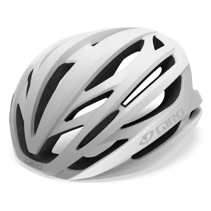 Casco de Ciclismo GIRO Sintaxis, Unisex Adulto, Blanco Mate y Plateado, Talla  XL (61-65cm) - 1