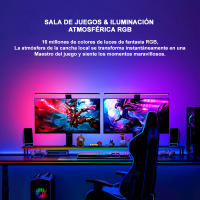 Ventronik Tiras LED RGB Gaming, LED Strip, Luces Gaming RGB, Luces LED Televisión y Monitor, Iluminación Trasera Pantallas - details 1