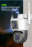 Cámara PTZ Wifi 4K 8MP Dual Lente Vigilancia CCTV IP Visión Nocturna Inteligencia Artificial Rastreo Automático Exterior - details 8