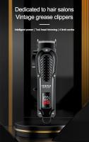 Cortador De Pelo Eléctrico Hiena HYN-212 Recargable Sin Cable Para Hombres Potente Con Ajuste De Longitud Y Recarga Rápida Trimmer De Barba Herramienta De Peluquería - details 0