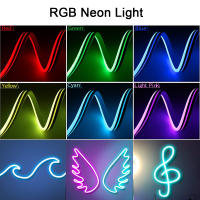 Tira De LED Neón Flexible Tuya Smart Life DC12V RGB Para Decoración De Hogar Y Fiestas Compatible Con Alexa Y Google Home - details 2