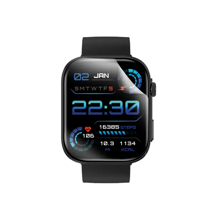 2 protectores smartwatch para Contact iStyle, Protector de pantalla hidrogel, Extrafuerte, Transparente - 1