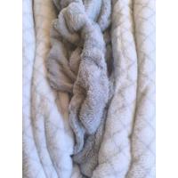 Sábanas de Coralina Doble Térmica  - 200 Gramos -Brenda  Gris - Válido 190/200cm + 30cm - Confort Antiestrés-Mercatienda.es - details 5
