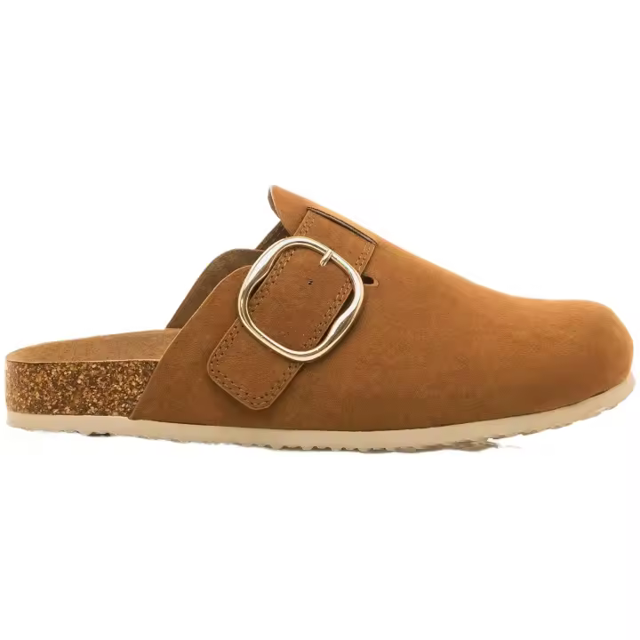 Zuecos Mustang Linit para mujer en color beige - 1