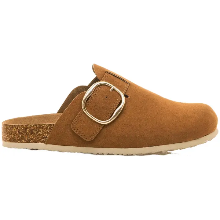 Zuecos Mustang Linit para mujer en color beige - 1