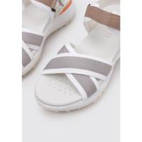 Geox D SORAPIS + GRIP  A Sandalias Planas Mujer Gris - details 1