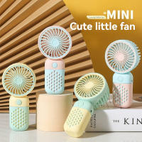 Ventilador de carga portátil para estudiantes, miniventrador USB pequeño de bolsillo con dibujos animados, novedad de 2024 - details 1