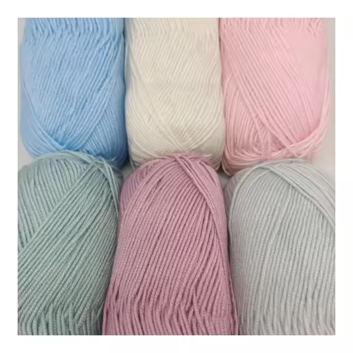 Lote de 6 ovillos de fibra especial antipilling e hipoalergénica – LANAS LUZ COLOR - 1