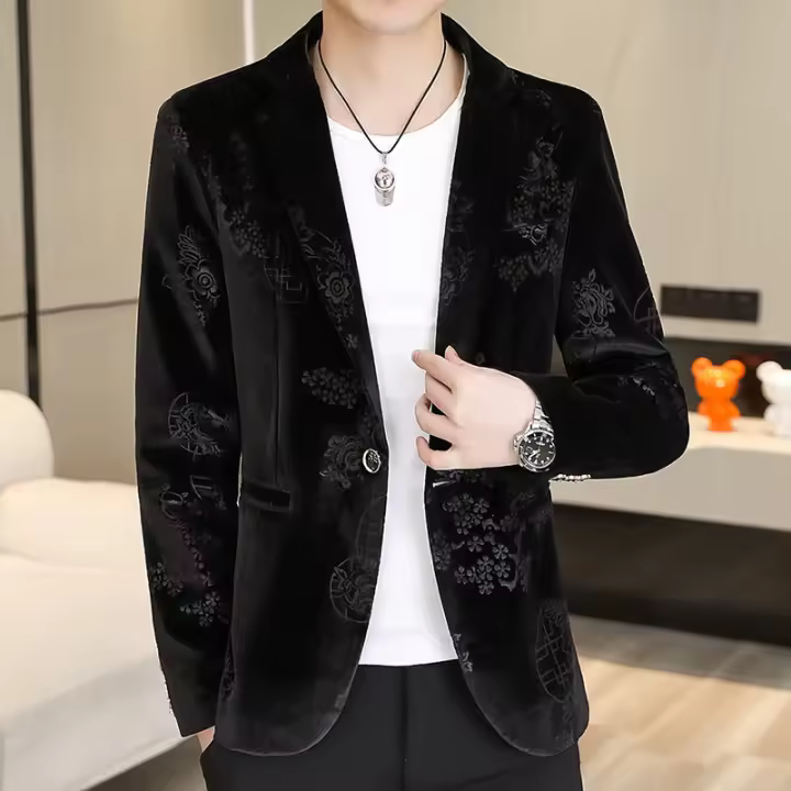 Chaleco De Negocios Para Hombre Estilo Inglés Boda Banquete Casual Delgado Al Aire Libre Moda Primavera Otoño Invierno - 1