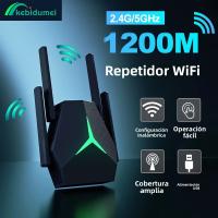 Repetidor De Señal WiFi Dual-Band Kebidumei AC1200 Amplificador De Router Para Red Doméstica 2.4/5G Extensor De WiFi Con Rádaro De 1200M - details 0
