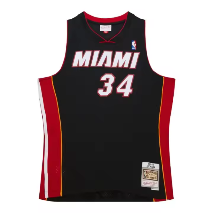 Camiseta Ray Allen Miami Heat 2012-13 Mitchell and Ness Swingman - 1