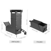 Estufa De Camping Lixada Exterior Plegable De Acero Inoxidable Para Tienda De Campaña Rocket Stove Multiusos Para Madera - details 8