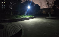 Lámpara Solar LED Exterior HEX 780X En Blanco Cálido Con Modos De Potencia Y Control Automático IP65 Para Jardín Y Calle - details 4