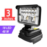 Spotlight LED Portátil Sin Cable Para Pesca Y Emergencias Tamaño 3/4/5/8 Pulgadas Compatible Con Batería Makita 20V - details 3