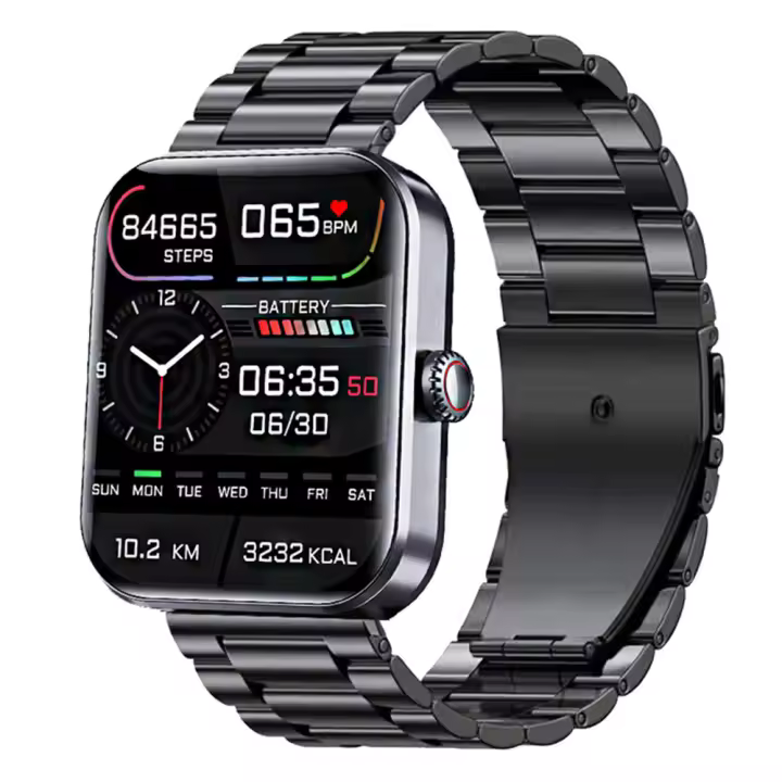 Pulsera Deportiva F57L Monitoreo de frecuencia cardíaca y presión arterial Información de temperature Corporal Empuje Reloj inteligente con Medicina de Azúcar en sangre no invasiva - 1