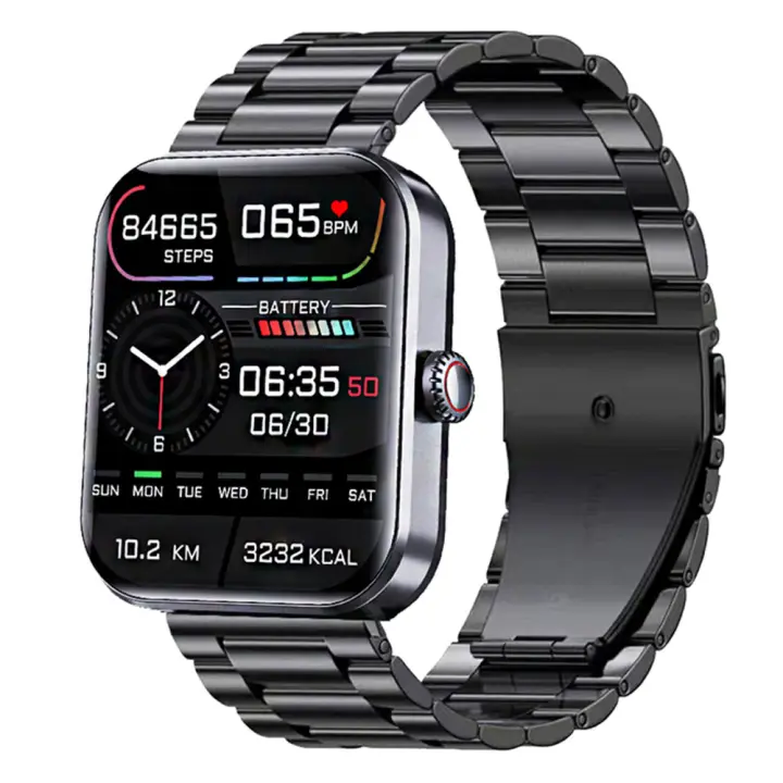 Pulsera Deportiva F57L Monitoreo de frecuencia cardíaca y presión arterial Información de temperature Corporal Empuje Reloj inteligente con Medicina de Azúcar en sangre no invasiva - 1