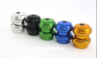Juego De Cabeza De Bicicleta De Aleación De Aluminio Multicolor Silver/Black/Green/Blue/Gold/Red Para Vehículos De Carretera - details 3