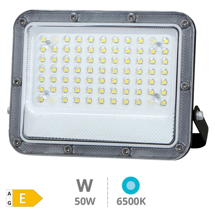 Foco Proyector LED GSC 50W | Luz Blanca 6500K | 4.800 Lúmenes | IP65 - 1