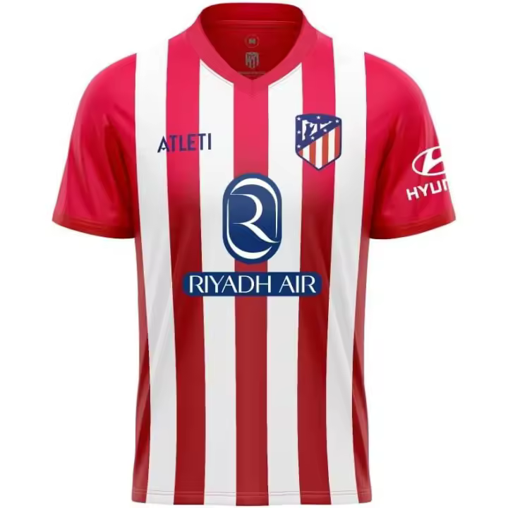 Atlético de Madrid Camiseta Primera equipación Temporada 2023-2024 réplica Oficial - Talla Adulto - 1