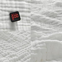 Manta de 9 capas de seersucker para el almuerzo, manta para sofá, manta para adultos para las cuatro estaciones, manta de toalla para primavera, verano, otoño e invierno - details 3
