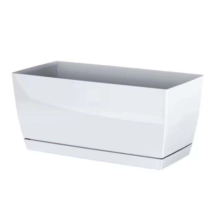 Maceta de Plástico Prosperplast Coubi Case P Verde Oliva 29x14.2x13.6cm - 1