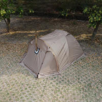 Paleras De Tenda De Camping Al Aire Libre 2-Pack Doradas De Aluminio Ligero Y Duradero Retráctiles 7.9mm Accesorio De Tenda - details 7