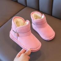 Botas De Nieve Para Niños Y Niñas Marrón Gris Rosa Y Rosa Suaves Y Gruesas Para Invierno Zapatos Planos De Algodón Para Niños - details 9