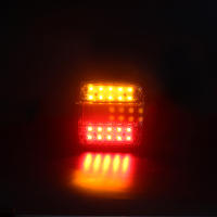 Luz Trasera De Camión 12V Con 20 LED Para Camiones Y Remolques Luz De Señalización Trasera Impermeable Piezas De Luz Trasera - details 5
