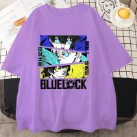 Camiseta De Mujer Con Estampado BLUE LOCK Cuello Redondo Manga Corta Estilo Callejero Casual Polyester Top Para Todas Las Estaciones - details 6