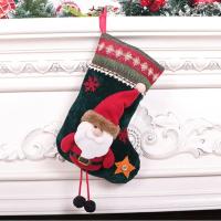 Calcetines De Navidad 25cm Decoración De Árbol De Navidad Vintage Calcetines De SANTA BOOTS Colgante Para Chimenea Decoración De Fiesta Para El Hogar - details 6