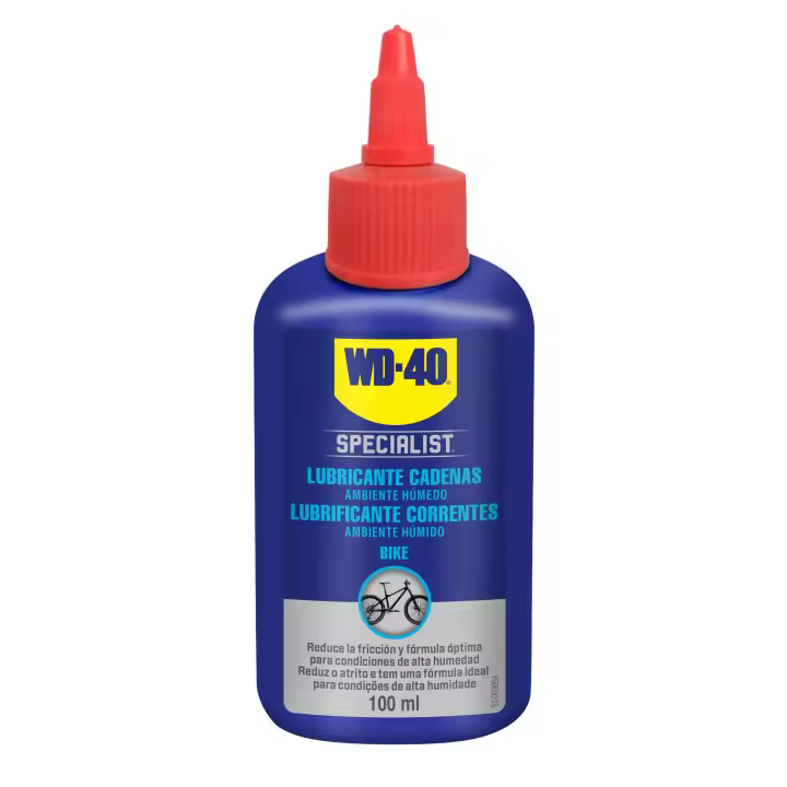 LUBRICANTE HUMEDO CADENAS BICI 100ML WD-40 MARCA DE CONFIANZA - 1