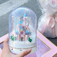 Castillo De Hielo Y Nieve Con Música Para Niñas Bloques De Construcción Creativos Y Divertidos Regalo De Navidad Para Niñas - details 3