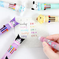 Sanrio Pluma De Punto De Sombra 0.7mm 10 Colores Kuromi Hello Kitty Cinnamoroll Estuche De 18/36 Piezas Material Plástico Para Estudiantes Y Escuela - details 2