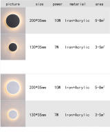 Lámpara De Pared LED 220V Para Dormitorio Y Sala De Estar Iluminación Para Balcones Y Pasillos Luz De Aislar Soporte De Lámpara De Pared Moderno Material De Acero Inoxidable - details 10