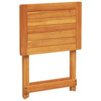 vidaXL Set de comedor de jardín plegable 3 pzas madera maciza acacia - details 4