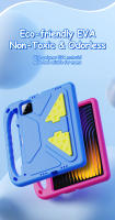 DUXDUCIS Estuche EVA Antigolpes Para Xiaomi Pad 6/7 pro Redmi Pad SE 8.7/11(2023) Cubierta De Soporte Antideslizante Para Niños - details 1
