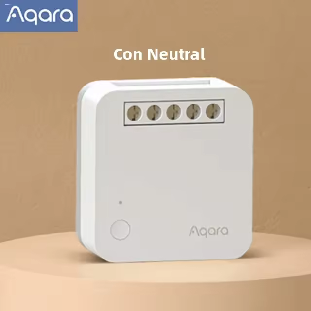 Módulo De Control Individual Aqara T1 Zigbee 3.0 Relé Inalámbrico Control Remoto Compatible Con Apple Homekit Sin Fuente Neutra - 1