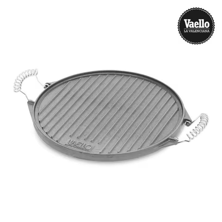 Plancha de hierro fundido redonda ø43cm Vaello - 1