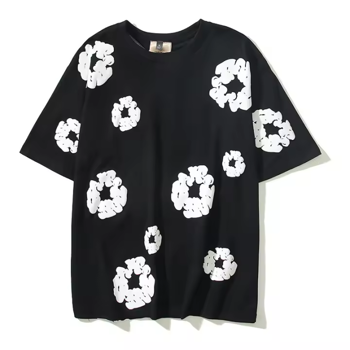 Verano hombres Pantones cortos Flor impresión Cordón elástico Solta bolsos cinturón plisado Playa - 1