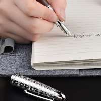 Hongdian 6016 Pluma Fuente De Madera Natural Con Hermoso Tapa De Oráculo EF/F Nib Pluma Retro Para Escritura De Tinta En Oficina Regalo De Negocios - details 1