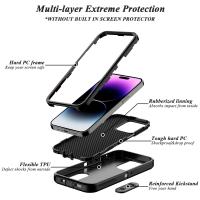 Funda Protectora Para iPhone 15 pro Max 15 pro 15 Con Soporte De Pie Resistente a Golpes Y Arañazos Cubierta Rugged - details 3