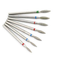 Set De 7 Piezas De Bits De Uñas Diamantados Para Eléctricos Herramientas De Corte Para Manicura Y Accesorios De Perforación - details 4