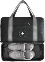 Bolsa de Lona, Bolsa de viaje para pasar la noche, Bolsa de separación Seca y húmeda, Bolso de Mano para Fin de Semana, bolsa de mano deportiva para fitness y natacion para helbres y mujeres - details 0