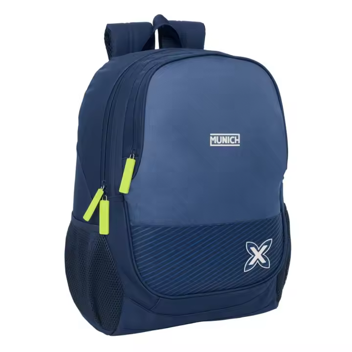 Mochila Adaptable a Carro Munich "Blue Indigo" 32x44x16 Cm (Safta 642512665) - 1