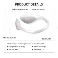 Masajeador facial con mascarilla lifting, microcorriente, instrumento eléctrico facial en V, instrumento de belleza para el hogar, instrumento de adelgazamiento facial EMS. - details 8